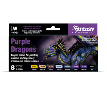 Vallejo - Coffret Purple Dragons (x8)