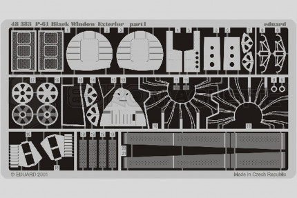 Eduard - P-61 A exterieur (monogram)