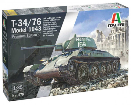 Italeri - T-34/76 Mod 43 & detail set
