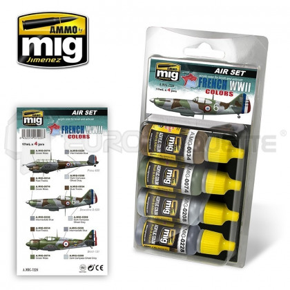 Mig products - Coffret French Air Force WWII (x4)