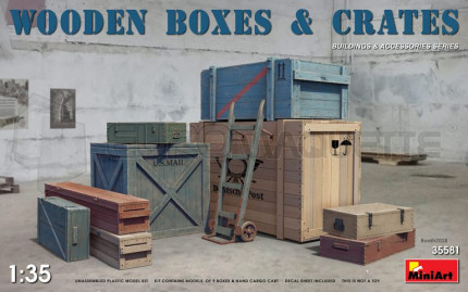 Miniart - Wooden boxes & crates