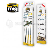 Mig products - Chipping brush set (x4)