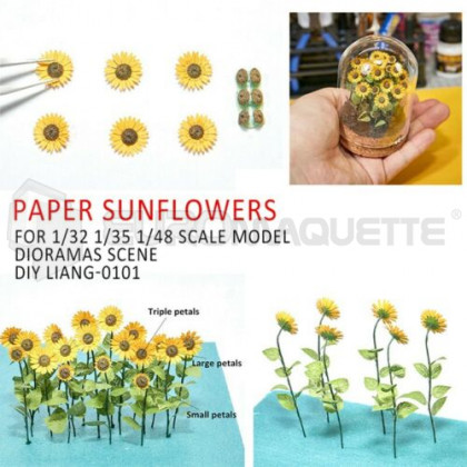 Liang model - Sunflowers 1/72 to 1/35
