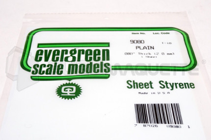 Evergreen - Plaque 2mm