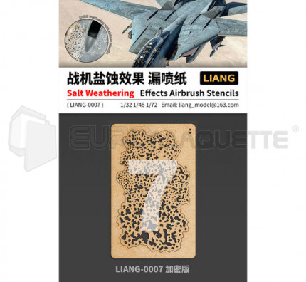 Liang model - Salt weathering effect stencils intensive