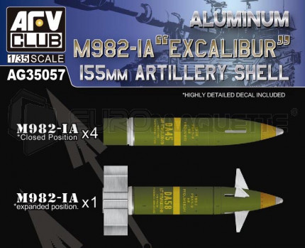 Afv club - 155mm M-982-IA Excalibur shell