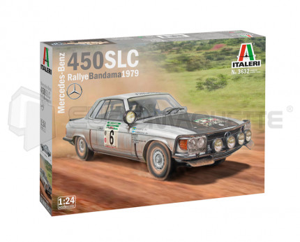 Italeri - Mercedes 450SLC Rallye Bandama 1979