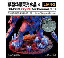 Liang model - Crystal for diorama 4/17mm (x32)