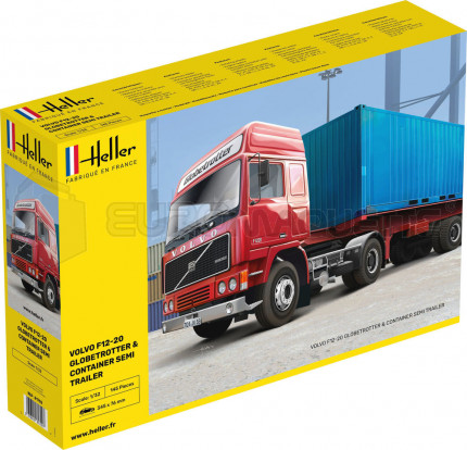 Heller - Volvo F12-20 & Container semi trailer