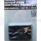Afv Club - Rivets Churchill Mk3/6
