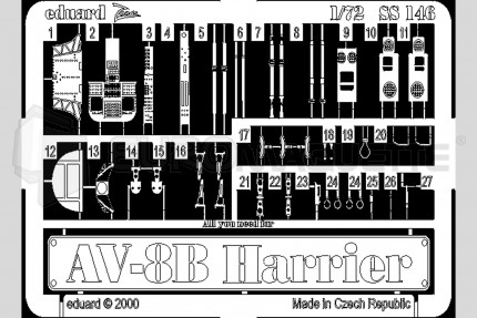 Eduard - AV-8B Harrier  (italeri)