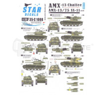 Star decals - AMX-13/75 & 13/Chaffee