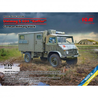 Icm - Unimog S 404 Koffer