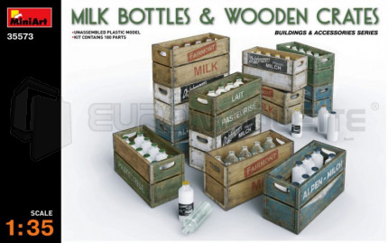 Miniart - Bouteilles de lait & caisses