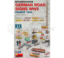 Miniart - German road signs France 1944