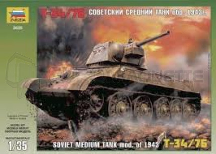 Zvezda - char T34/76 mod43