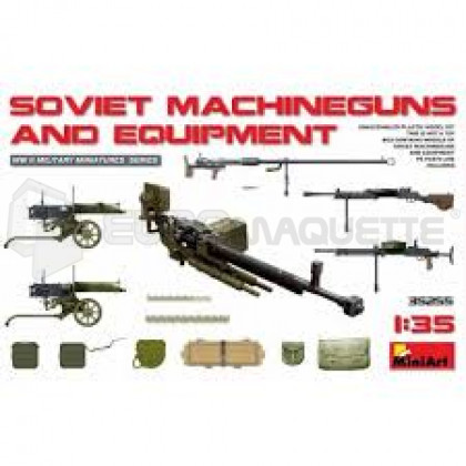 Miniart - Soviet MG set & equipements