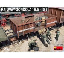 Miniart - Railway Gondola 16,5/18t & soldiers