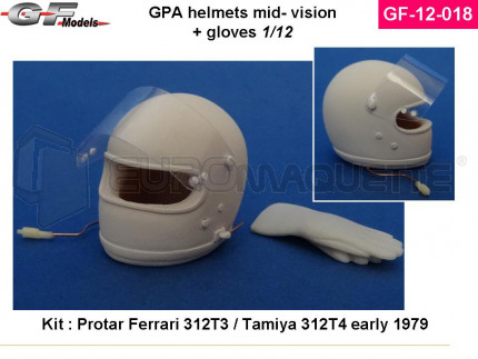 Gf models - Bell helmet 1/12 Ferrari 312T2/T4 1979