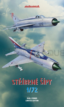 Eduard - Mig-21 duazl combo Stribrne Sipy & book (LE)