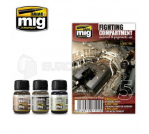 Mig products - Coffret weathering fighting compartment (x3)