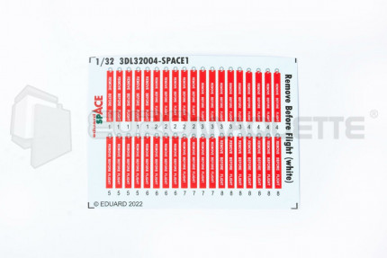 Eduard - 3DL SPACE Remove before flight (white)
