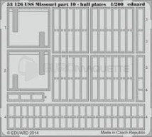 Eduard - USS Missouri Hull plates Part 10 (Trumpeter)