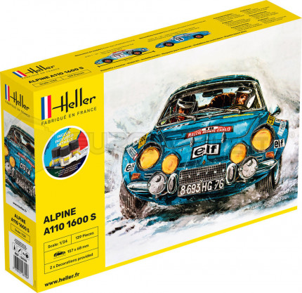 Heller - Coffret Alpine A110 1600S