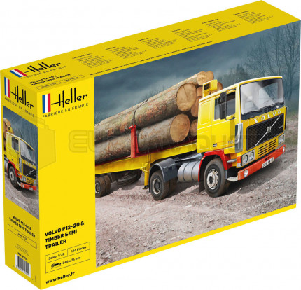 Heller - Volvo F12-20 & Timber semi trailer