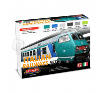 Life color - Coffret Italian Railways set 3 (x6)