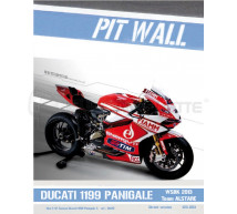 Pit wall - Ducati 1199 WSBK 2013 ALSTARE