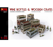 Miniart - Bouteilles de vin & caisses
