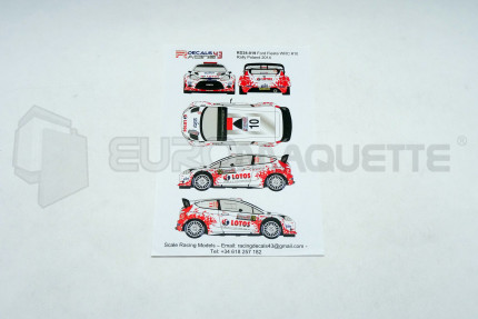 Racing decals 43 - Ford Fiesta WRC Kubica 2014