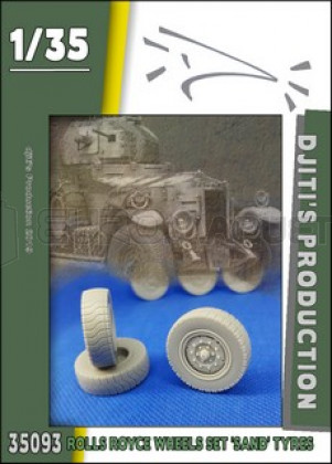 Djiti production - Rolls Royce armored car sand tyres