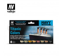 Vallejo - Coffret Titanic colors (x8)