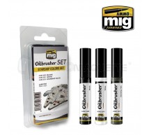 Mig products - Coffret Oilbrusher Starship (x3)