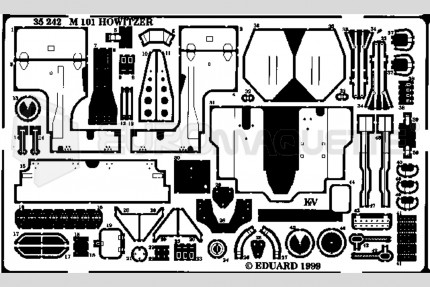 Eduard - M-101 Howitzer (italeri)