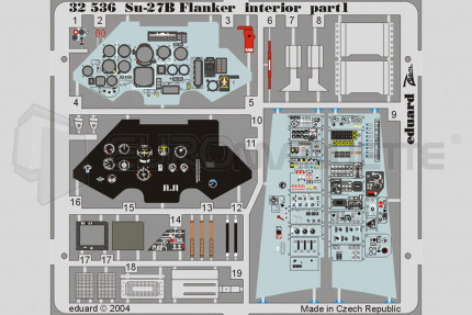 Eduard - Su-27 intérieur (trump.)