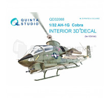 Quinta studio - AH-1G 3D interior ( ICM/Special Hobby)
