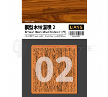 Liang model - Airbrush wood texture stencil PE (2)