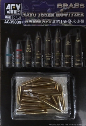 Afv Club - 155mm Ammos