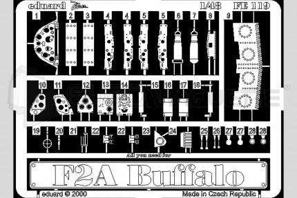 Eduard - F-2A Buffalo  (tamiya)
