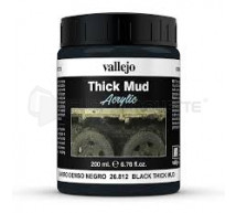 Vallejo - Black thick mud 200ml