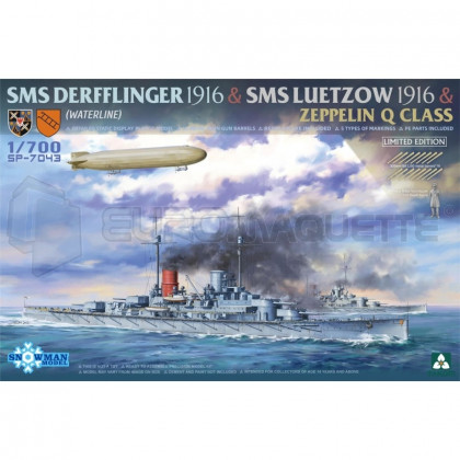 Takom - SMS Derffliger and Luetzow & Zeppelin Q Class