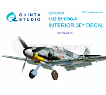 Quinta studio - Bf-109 G-6 interior (Revell)