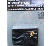 Afv Club - Rivets Churchill Mk3/6