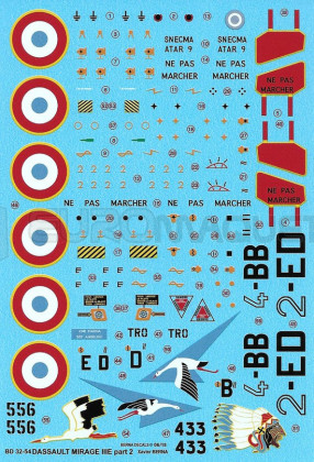 Berna decals - Mirage III E Part 2