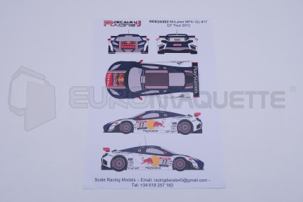 Racing decals 43 - Mc Laren Loeb Racing 2012