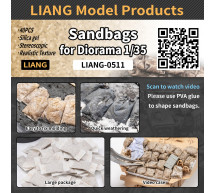 Liang model - Sandbags for diorama (x40)