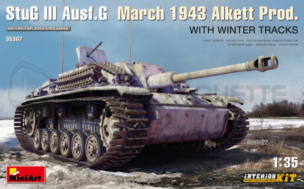 Miniart - StugIII Ausf G Alkett Prod Mars 43 & Winter tracks